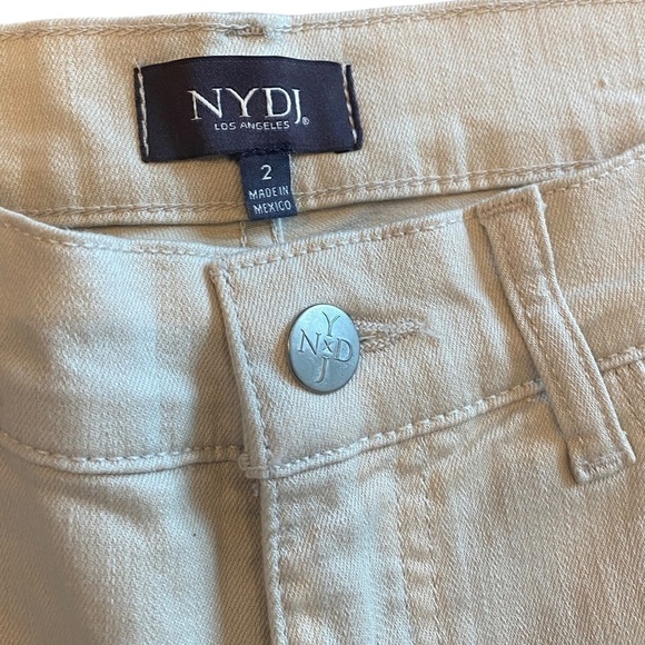 NYDJ Alina Skinny Embroidered Capri Jeans Lift Tuck Size 2 - Picture 10 of 12